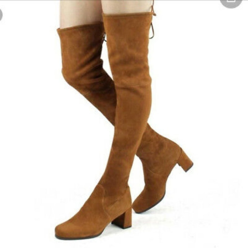 stuart weitzman tieland over the knee boots suede